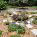 Along with New-Old House in Central Florida there are several gardens areas, including this new herb garden.
