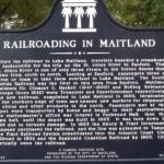 Railroading in Maitland sign