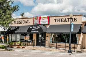 Winter Park Playhouse Musical Theater from entrance