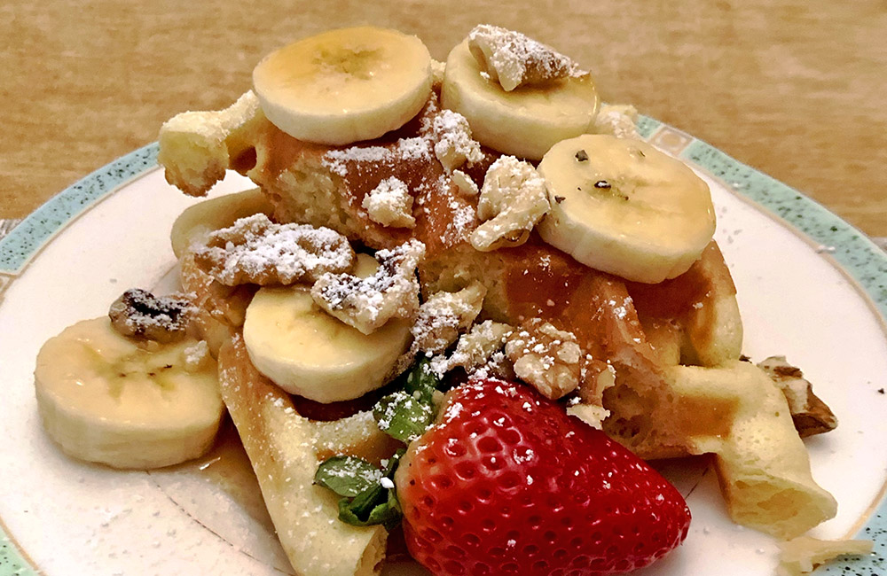 banana waffles