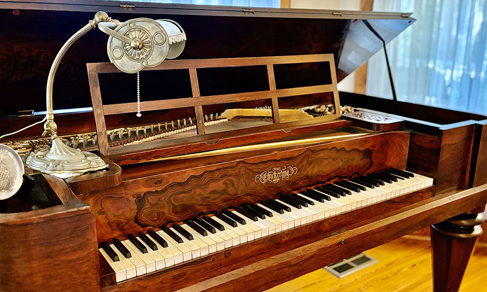 another view of piano